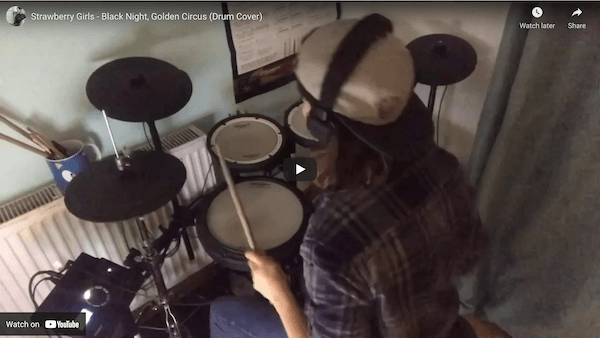 Strawberry Girls - Black Night, Golden Circus (Drum Cover)