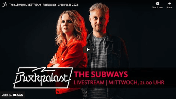 The Subways - Live at Rockpalast (Full Show)