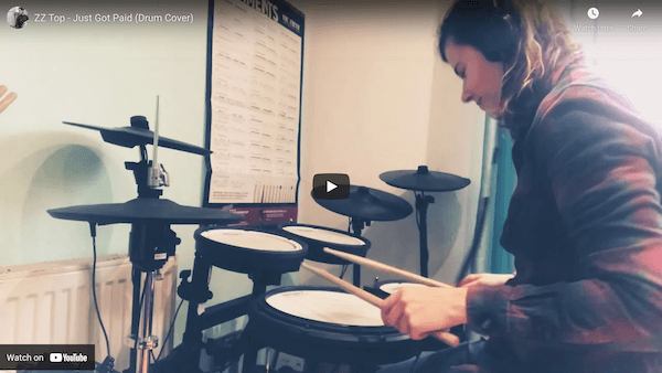 ZZ Top - Just Got Paid (Drum Cover)